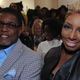 Gregg and NeNe Leakes attend the Michael Costello fashion show on February 8, 2014 in New York City.
